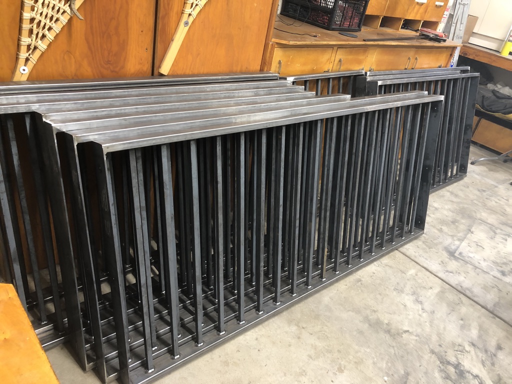 Custom railing and balustrade fabrication by CC Welding — stone-step handrails, cable rail and picket panels for Tahoe homes (photo 58 of 152)