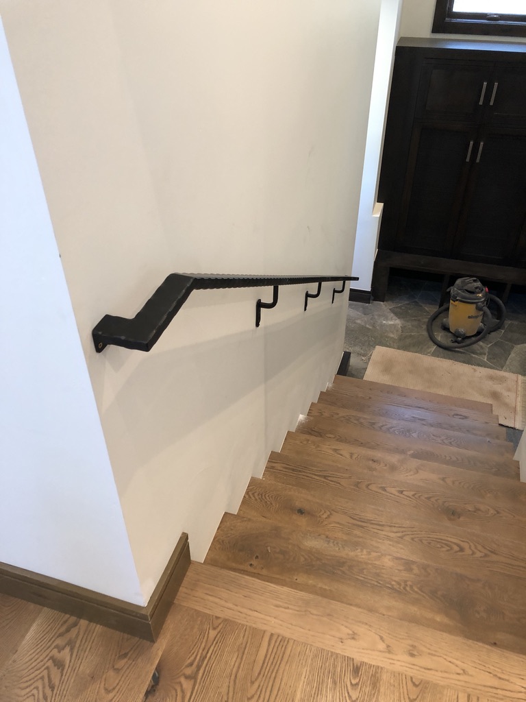 Custom railing and balustrade fabrication by CC Welding — stone-step handrails, cable rail and picket panels for Tahoe homes (photo 97 of 152)