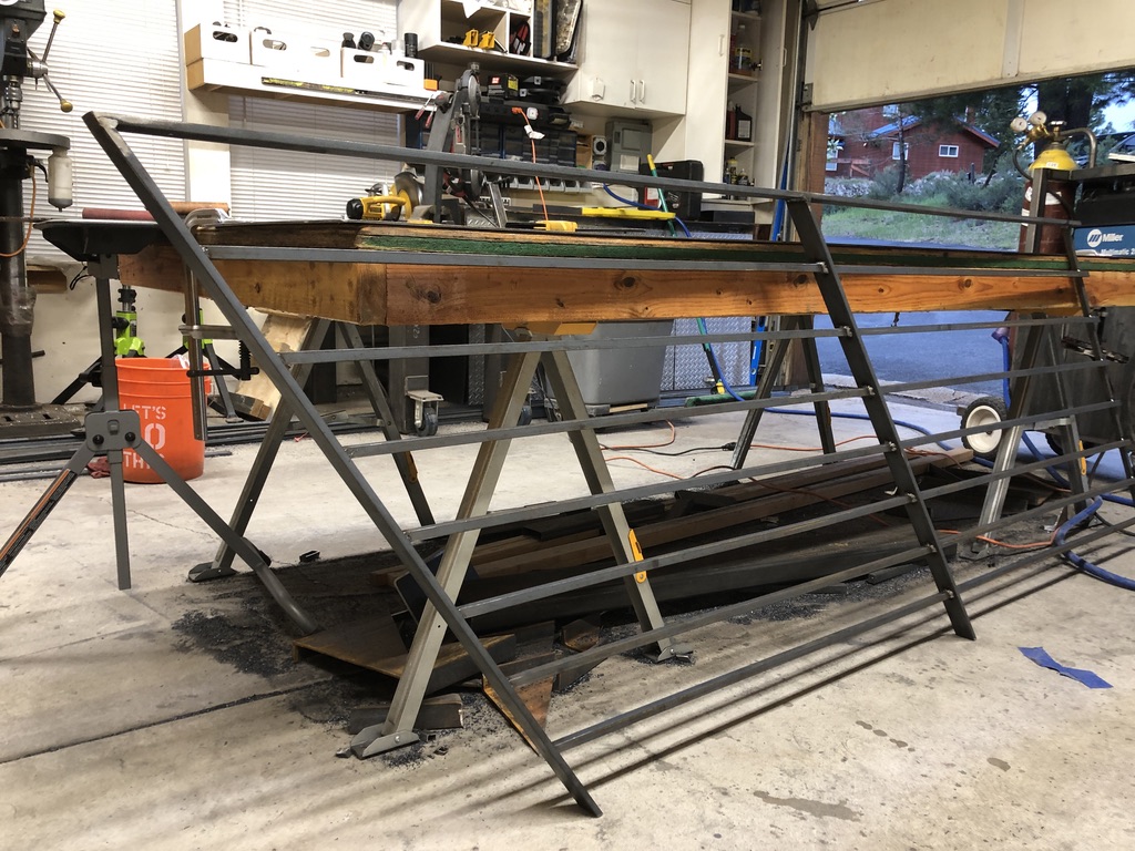 Custom railing and balustrade fabrication by CC Welding — stone-step handrails, cable rail and picket panels for Tahoe homes (photo 101 of 152)