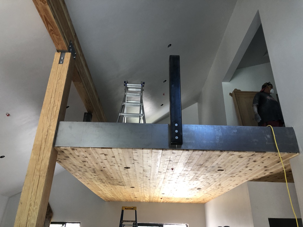 Custom railing and balustrade fabrication by CC Welding — stone-step handrails, cable rail and picket panels for Tahoe homes (photo 126 of 152)