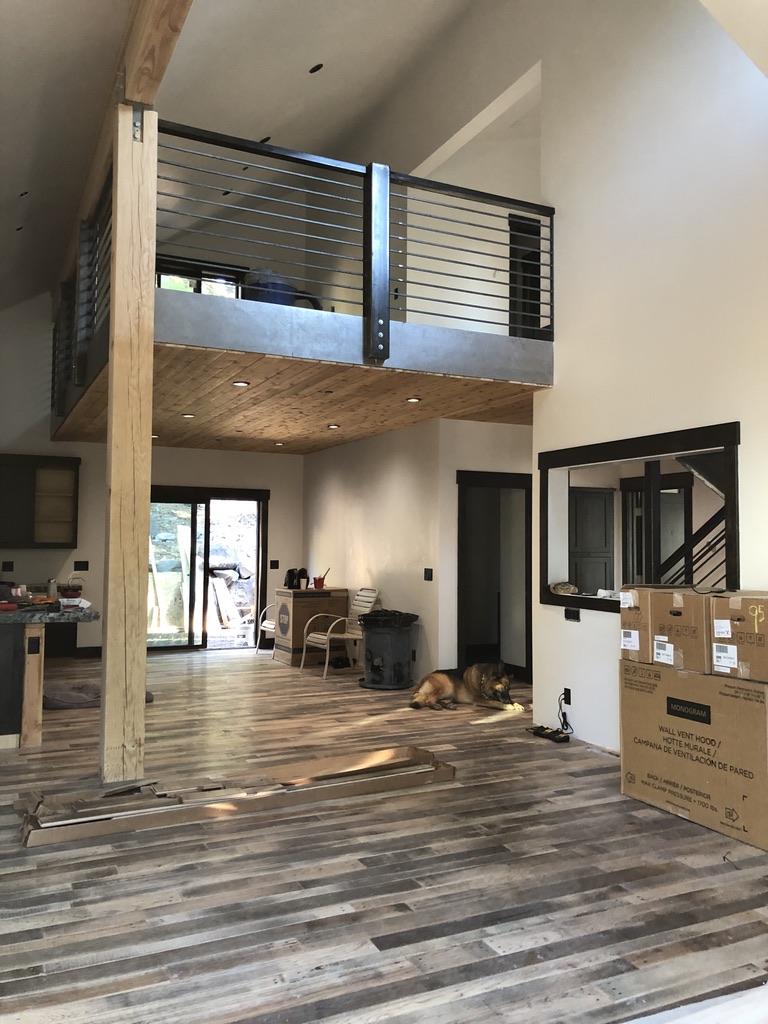 Custom railing and balustrade fabrication by CC Welding — stone-step handrails, cable rail and picket panels for Tahoe homes (photo 143 of 152)