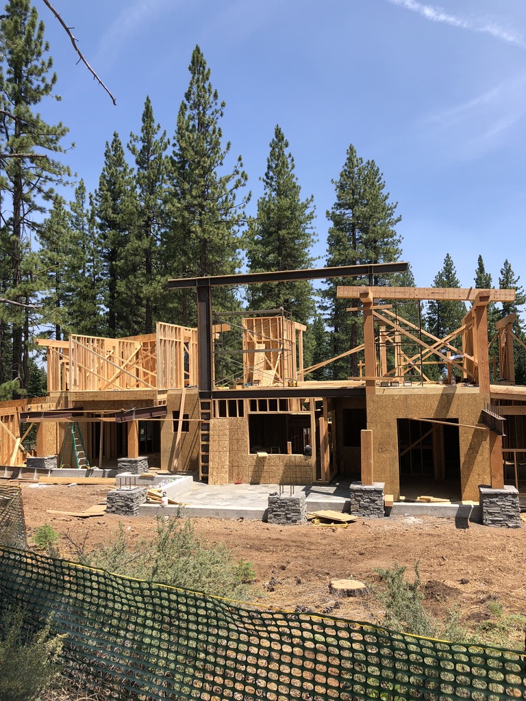 Structural steel fabrication by CC Welding — beams, columns, base plates and stair stringers for Tahoe projects (photo 5 of 68)