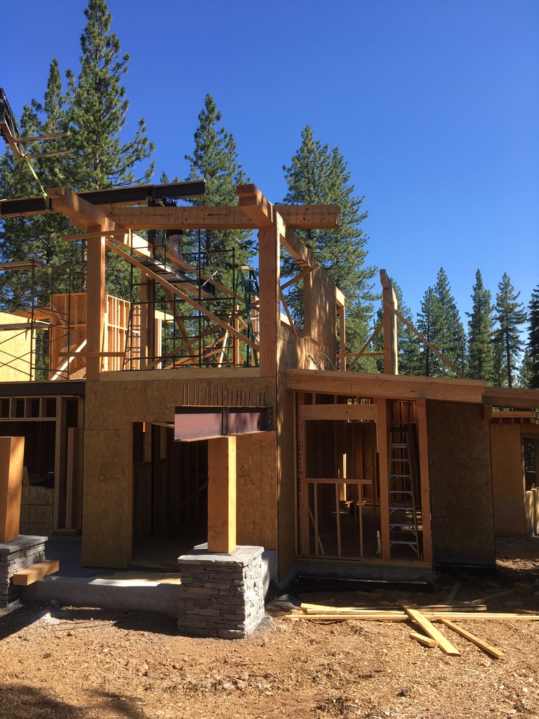 Structural steel fabrication by CC Welding — beams, columns, base plates and stair stringers for Tahoe projects (photo 15 of 68)