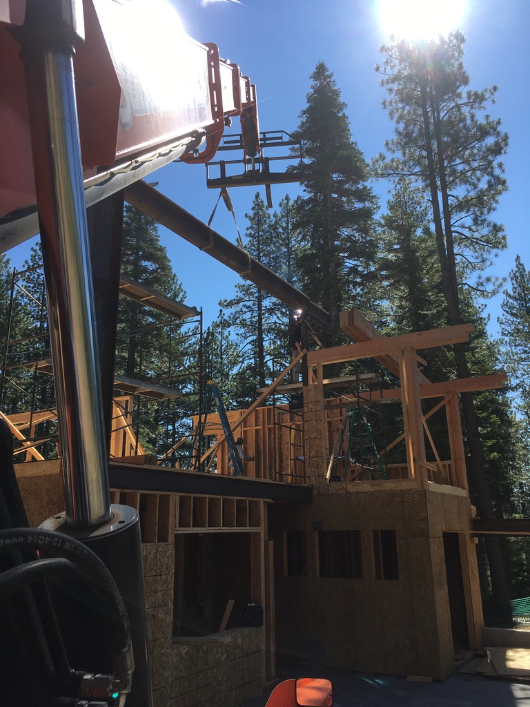 Structural steel fabrication by CC Welding — beams, columns, base plates and stair stringers for Tahoe projects (photo 19 of 68)