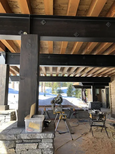 Architectural steel detailing by CC Welding — custom exterior steel for a modern Tahoe home (photo 19 of 28)