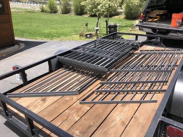 Custom gates and fence panels fabricated by CC Welding — ornamental driveway gates and tube fence panels (photo 18 of 38)
